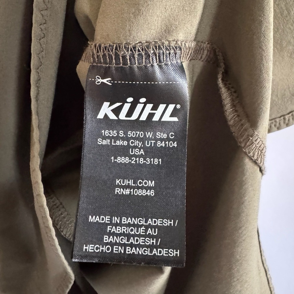 Kuhl Vantage Athletic Dress Womens Med Olive Green Active Outdoor Tank Stretch - Picture 8 of 15